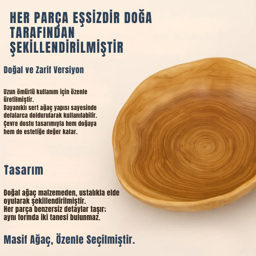 Ahşap Mum Kabı