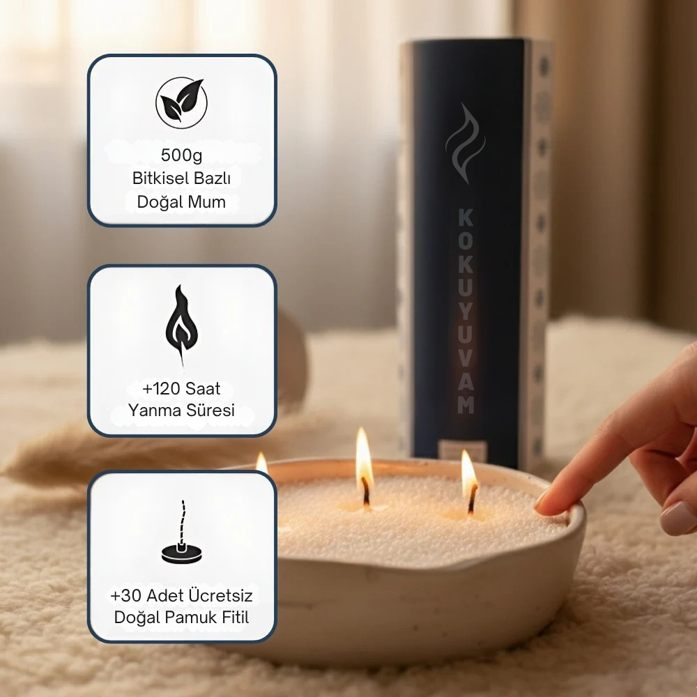 Kokuyuvam® - İnci Mum