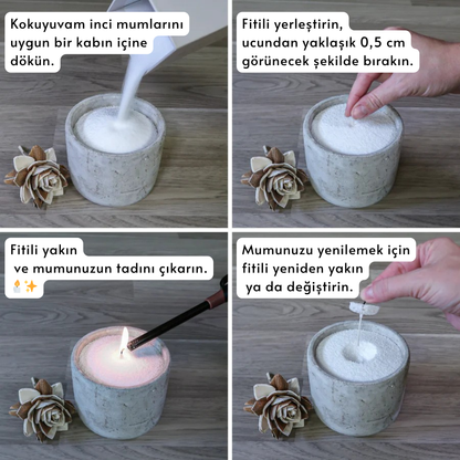 Kokuyuvam® - İnci Mum