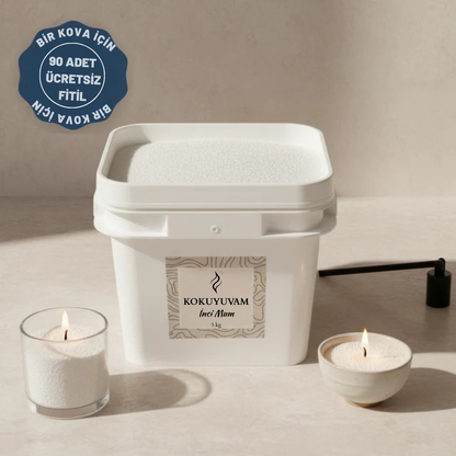 Kokuyuvam® - İnci Mum Kovası