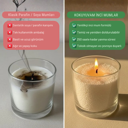 Kokuyuvam® - İnci Mum